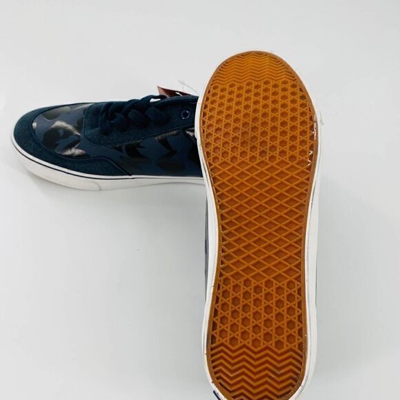 ASOS Le Breve Trainers Classic In Tonal Camo Navy Sneakers Size US 12.5/UK 12 - Picture 12 of 12